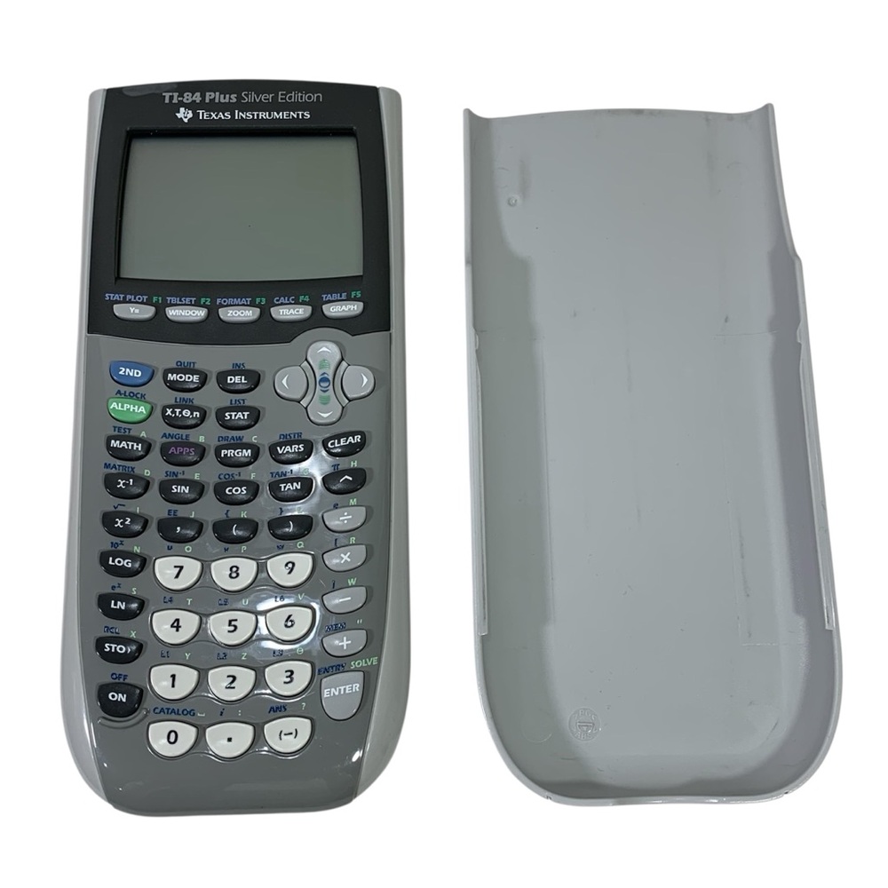 Texas Instruments TI-84 Plus Silver Edition Graphing Calculator Gray